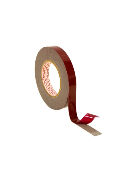 Акриловая двусторонняя клейкая лента VINTANET VN8049, цвет серый, 19 мм х 11 м VN80491911