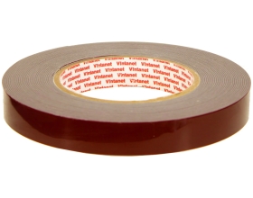 Акриловая двусторонняя клейкая лента VINTANET VN8049, цвет серый, 19 мм х 11 м VN80491911
