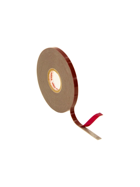 Клейкая двусторонняя акриловая лента Vintanet VN8049, цвет серый, 6 мм х 5 м VN804965