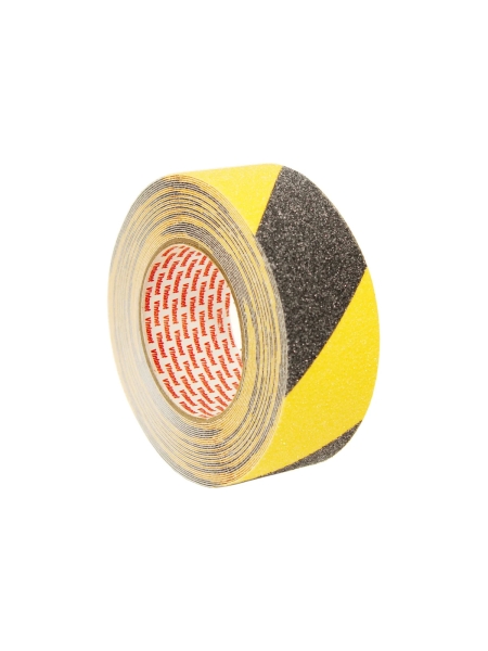 Противоскользящая лента Vintanet AS60, средней зернистости, черно-желтая, 50мм х 10м AS605010BY