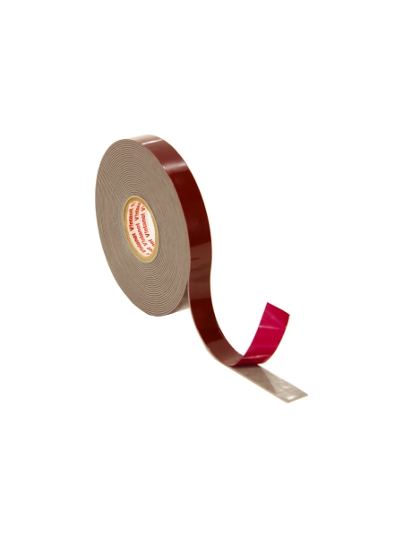 Клейкая двусторонняя акриловая лента Vintanet VN8049, цвет серый, 12 мм х 5 м VN8049125