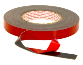 Автомобильная акриловая двусторонняя лента VINTANET VN1110, цвет черный, 19 мм х 11 м VN11101911