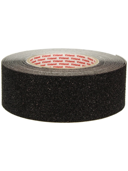 Противоскользящая лента Vintanet AS60, средней зернистости, черная, 50мм х 10м AS605010B