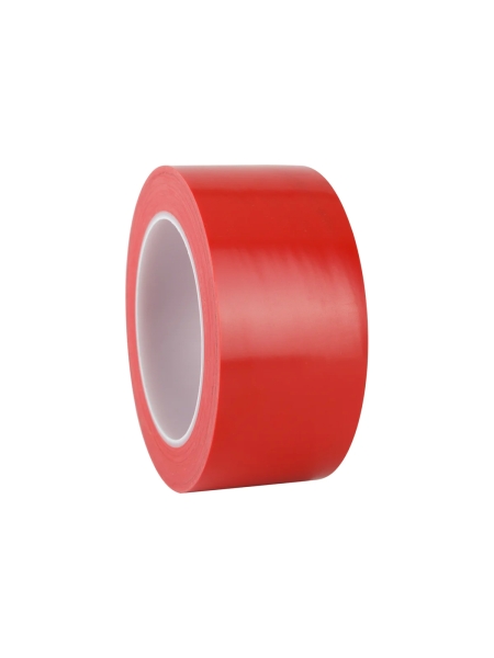 Лента односторонняя ПВХ для разметки Vintanet 911 красная, 190 мкм, 50мм х 33м 911R 50MMХ33M