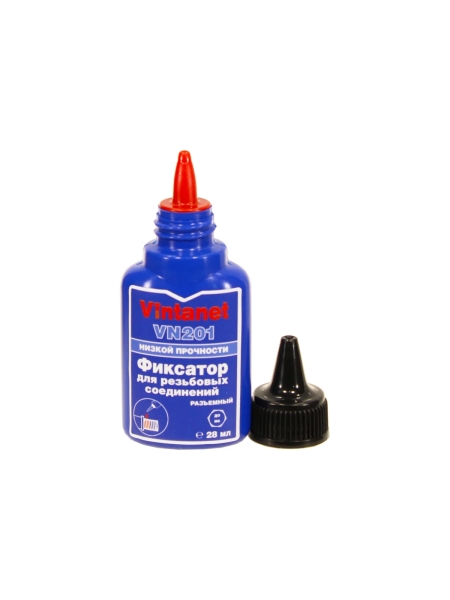 Фиксатор для резьбовых соединений, низкопрочный, анаэробный VINTANET VN201, 28 мл VN20128ML