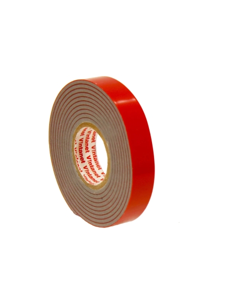 Монтажная клейкая двусторонняя лента Vintanet 3535, низкотемпературная, 12 мм х 1,5 м 12MMX1,5M