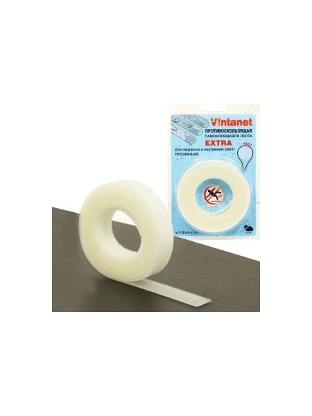 Противоскользящая лента VINTANET прозрачная Extra, 20 мм х 3 м 663LCR-3