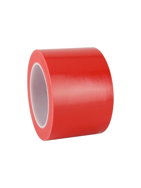 Лента односторонняя VINTANET ПВХ для разметки 511 красная, 150 мкм, 75мм х 33м 511R 75ММХ33М