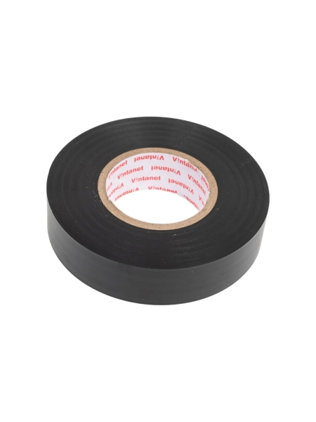 Изолента виниловая VINTANET морозостойкая ULTRAFIX180 черная, рулон 19 мм х 20 м UF180BL1920