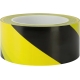 Лента односторонняя ПВХ для разметки Vintanet 911 черно-желтая, 190 мкм, 50мм х 33м 911YBL 50MMХ33M