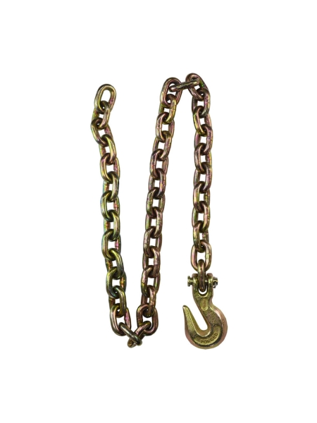 Тяговая цепь с крюком для слесарных работ WIEDERKRAFT 1,3 м 6 т WDK-0301