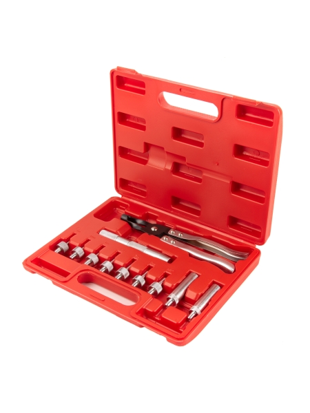 Съемник -щипцы для маслосъемных колпачков WIEDERKRAFT, набор 11 предметов WDK-214560