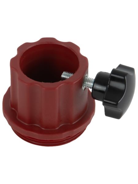 Переходник WIEDERKRAFT для крепления насоса (шланга) к бочке, G2", пластиковый WDK-BA102