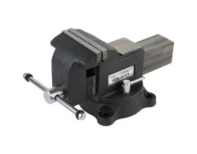 Профессиональные слесарные тиски WIEDERKRAFT поворотные, с наковальней, 125 мм WDK-BV125