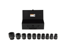 Набор ударных головок (10 предметов; 17-46 мм; 3/4") WIEDERKRAFT WDK-760