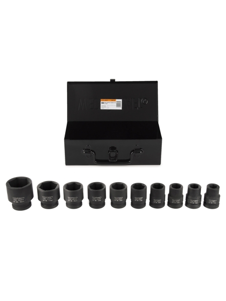 Набор ударных головок (10 предметов; 17-46 мм; 3/4") WIEDERKRAFT WDK-760