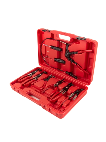 Набор съемников для работы с хомутами WIEDERKRAFT 9 предметов WDK-214690