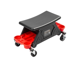 Рабочий стул WIEDERKRAFT табурет для детейлеров, передвижной, на колесах, с полками WDK-86025