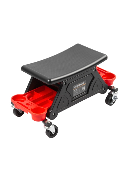 Рабочий стул WIEDERKRAFT табурет для детейлеров, передвижной, на колесах, с полками WDK-86025