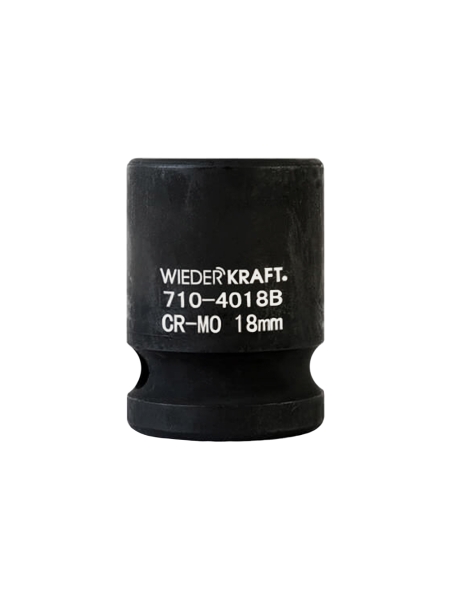 Головка торцевая ударная 6-гранная (18 мм; 1/2DR) WIEDERKRAFT WDK-710-4018