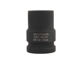 Головка ударная 6-гранная (22 мм; 3/4) WIEDERKRAFT WDK-760-6022