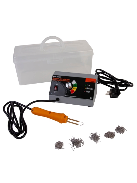 Аппарат для ремонта пластиковых деталей стальными скобами 220В WIEDERKRAFT WDK-65825