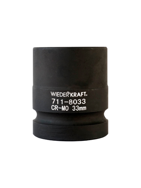 Головка торцевая ударная 6-гранная (33 мм; 1DR) WIEDERKRAFT WDK-711-8033