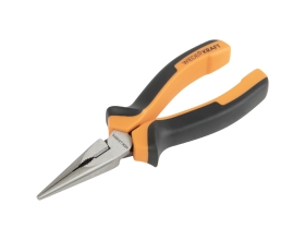 Длинногубцы WIEDERKRAFT с двухкомпонентной рукоятью, 160 мм WDK-LN160HL