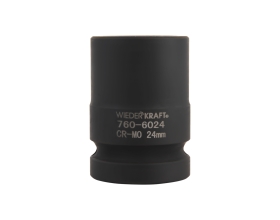 Головка ударная 6-гранная (24 мм; 3/4) WIEDERKRAFT WDK-760-6024