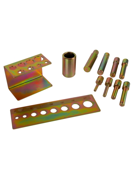 Набор оправок для выпрессовки сайлентблоков 8 шт WIEDERKRAFT WDK-80008