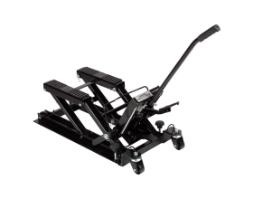 Подкатной гидравлический мотодомкрат WIEDERKRAFT 700 кг, 430 мм WDK-86101