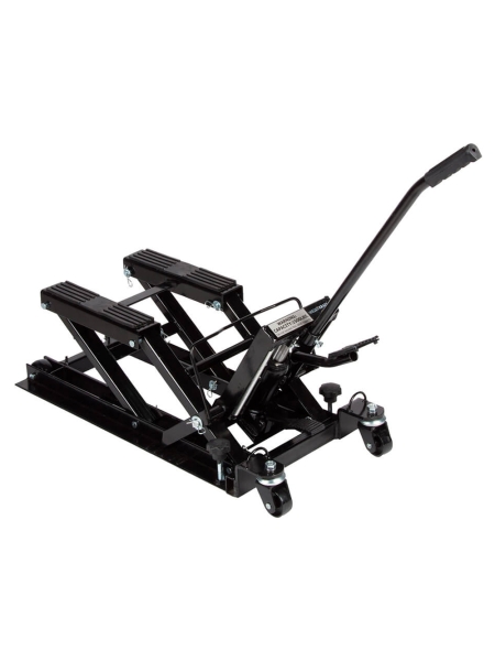 Подкатной гидравлический мотодомкрат WIEDERKRAFT 700 кг, 430 мм WDK-86101