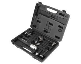 Набор для рихтовки кузова автомобиля WIEDERKRAFT  в пластиковом кейсе, 12 предметов WDK-65081A