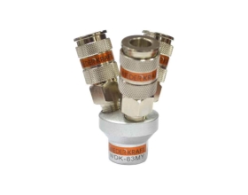 Разветвитель пневматический V-образный тройной (1/4"; рапид EURO) WIEDERKRAFT WDK-83MY