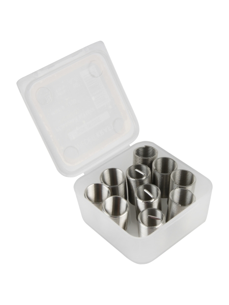 Резьбовые вставки WIEDERKRAFT M10x1,0, 2,5d, 10 предметов WDK-IN10102