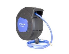 Шланг пневматический армированный pvc на катушке (15 м; 10x16 мм; 20 бар) Optimus OPT-97250