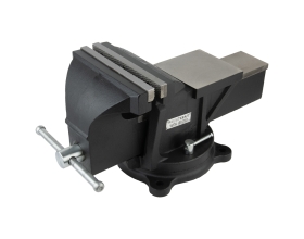 Профессиональные слесарные тиски WIEDERKRAFT поворотные, с наковальней, 250 мм WDK-BV250