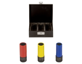 Набор ударных головок тонкостенных (3 шт, 1/2", 17-21 мм) с увеличенным рабочим ресурсом WIEDERKRAFT WDK-703HD