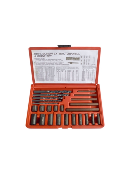 Набор экстракторов для сломанного крепежа WIEDERKRAFT WDK-65295