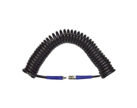 Шланг пневматический спиральный с БРС (10х14 мм; 10 м) WIEDERKRAFT WDK-65810