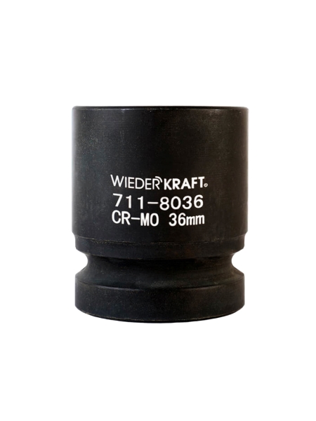 Головка торцевая ударная 6-гранная (36 мм; 1DR) WIEDERKRAFT WDK-711-8036