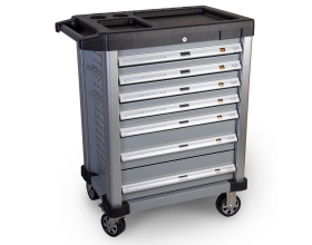 Инструментальная тележка WIEDERKRAFT  7 ящиков WDK-907
