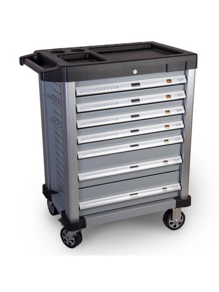 Инструментальная тележка WIEDERKRAFT  7 ящиков WDK-907