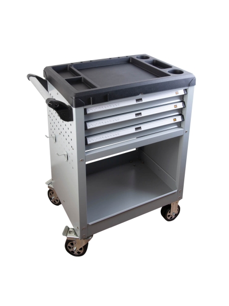 Тележка инструментальная 3 ящика WDK-713