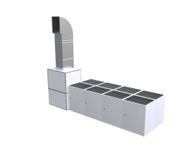 Шлифовальный стол на 8 мест WDK-GP8