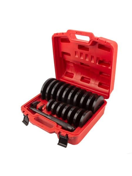 Набор оправок для выпрессовки/запрессовки подшипников и РМИ WIEDERKRAFT 70-150 мм WDK-214900