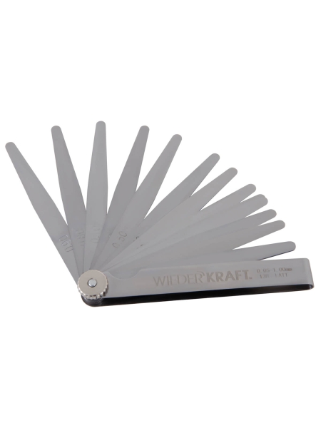 Набор щупов WIEDERKRAFT 0.05-1 мм, L-100 мм, 13 предметов WDK-MP13