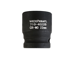 Головка торцевая ударная 6-гранная (22 мм; 1/2DR) WIEDERKRAFT WDK-710-4022
