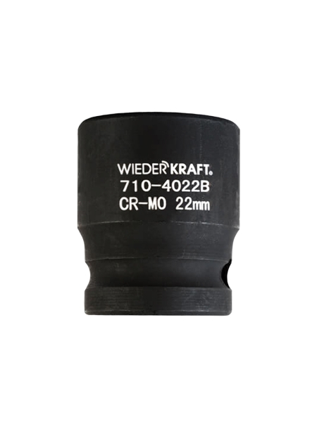 Головка торцевая ударная 6-гранная (22 мм; 1/2DR) WIEDERKRAFT WDK-710-4022