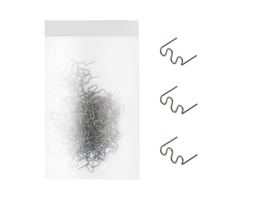 Скобы волнового типа для ремонта пластиковых деталей (0.8 мм, 100 шт.) WIEDERKRAFT WDK-65082